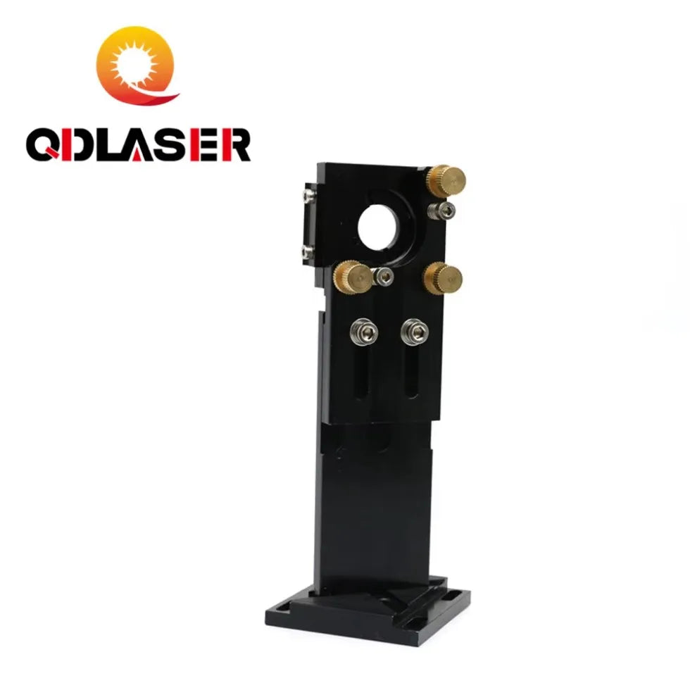 QDLASER E Series Black Laser Cutting Head Set with Laser Mirror Mount Support, Compatible with Laser Cutting Machines