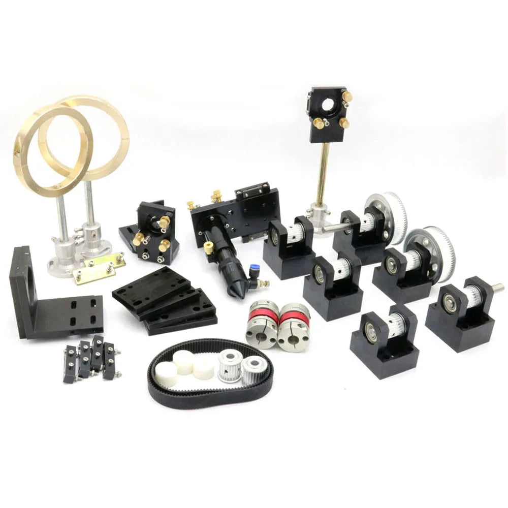 QDLASER E Series Whole Laser Mechanical Set Reduction /Tensioner /Gear Base Laser Kit for CO2 Laser Cutting Machine