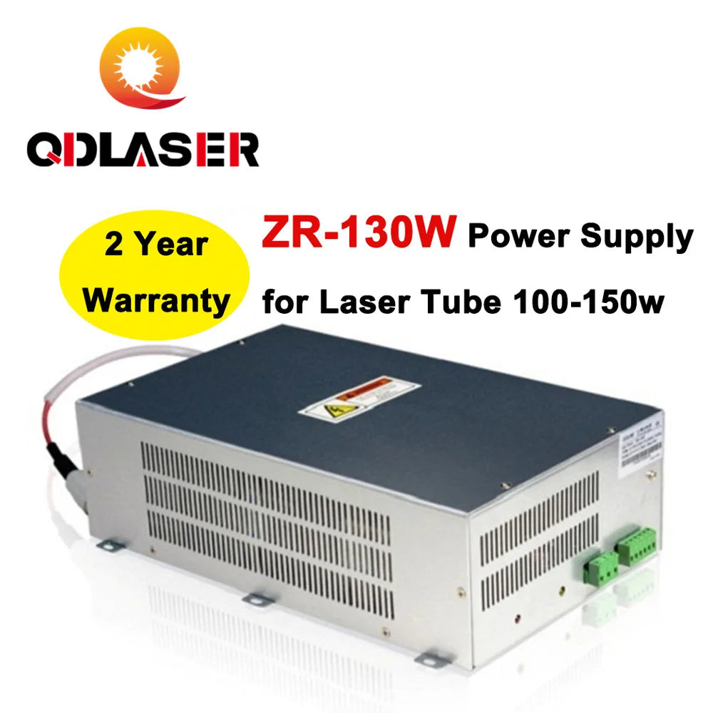 QDLASER ZR-130W 130w Laser Power Supply for 100W - 150W Co2 Glass Laser Tube Engraving and Cutting Machine