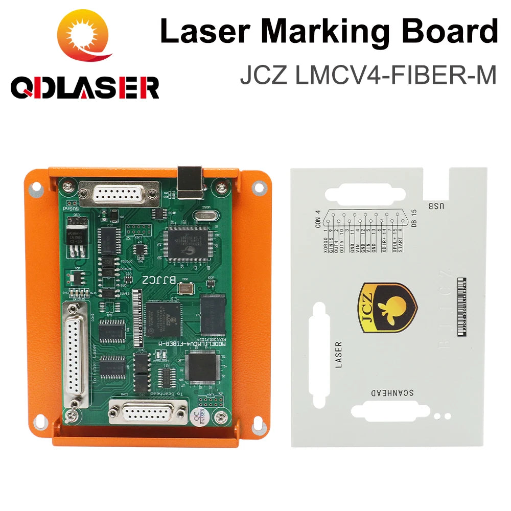 QDLASER BJJCZ LMCV4-FIBER-M Laser Marking Machine Controller Input Power DC5V 3A for 1064nm Fiber Marking Machine IPG Raycus MAX