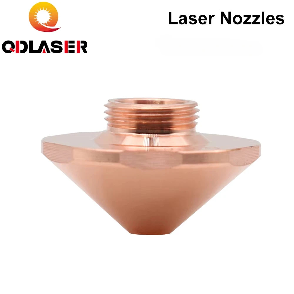 QDLASER Laser Cutting Nozzles Caliber 0.8mm-1.7mm Single Layer Dia.24 for Fiber Laser Cutting Head
