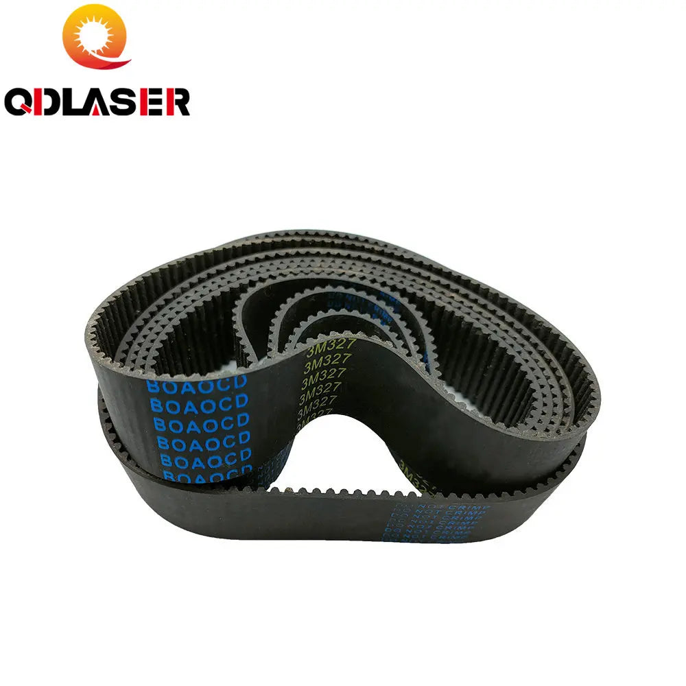 QDLASER HTD Closed Loop Timing Belt Transmission Belts Perimeter 324 327mm Customized Width 25 30mm