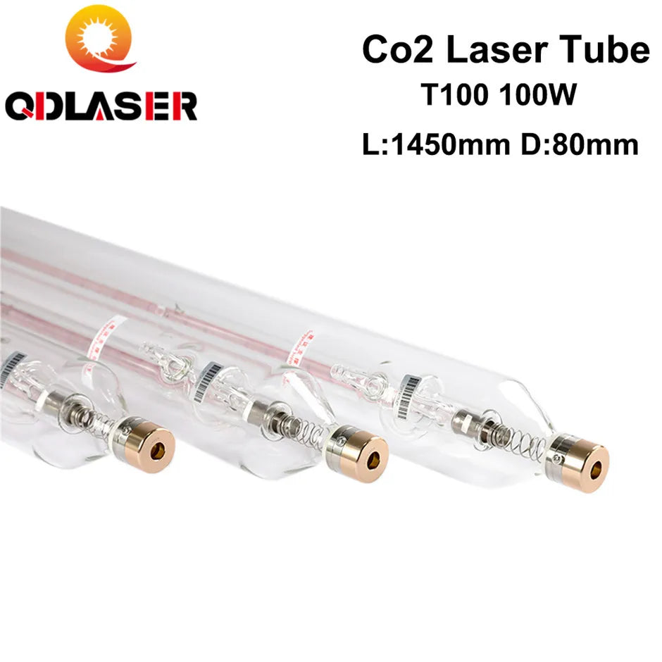 SPT T100 100W Laser Tube Length 1450mm Dia.80mm for Co2 Laser Engraving and Cutting Machine