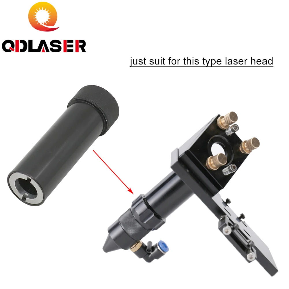 QDLASER C Series CO2 Lens Tube Outer Diameter 24mm for Lens Dia.20mm for CO2 Laser Cutting Machine