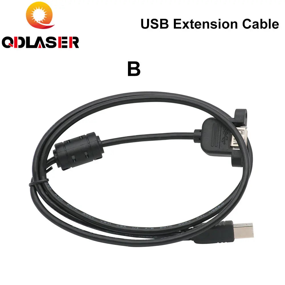 QDLASER Ruida RDC6442S RDC6445G RDC6432 Co2 Laser Control Card USB Extension Cable Power Cable Adapter & Screws