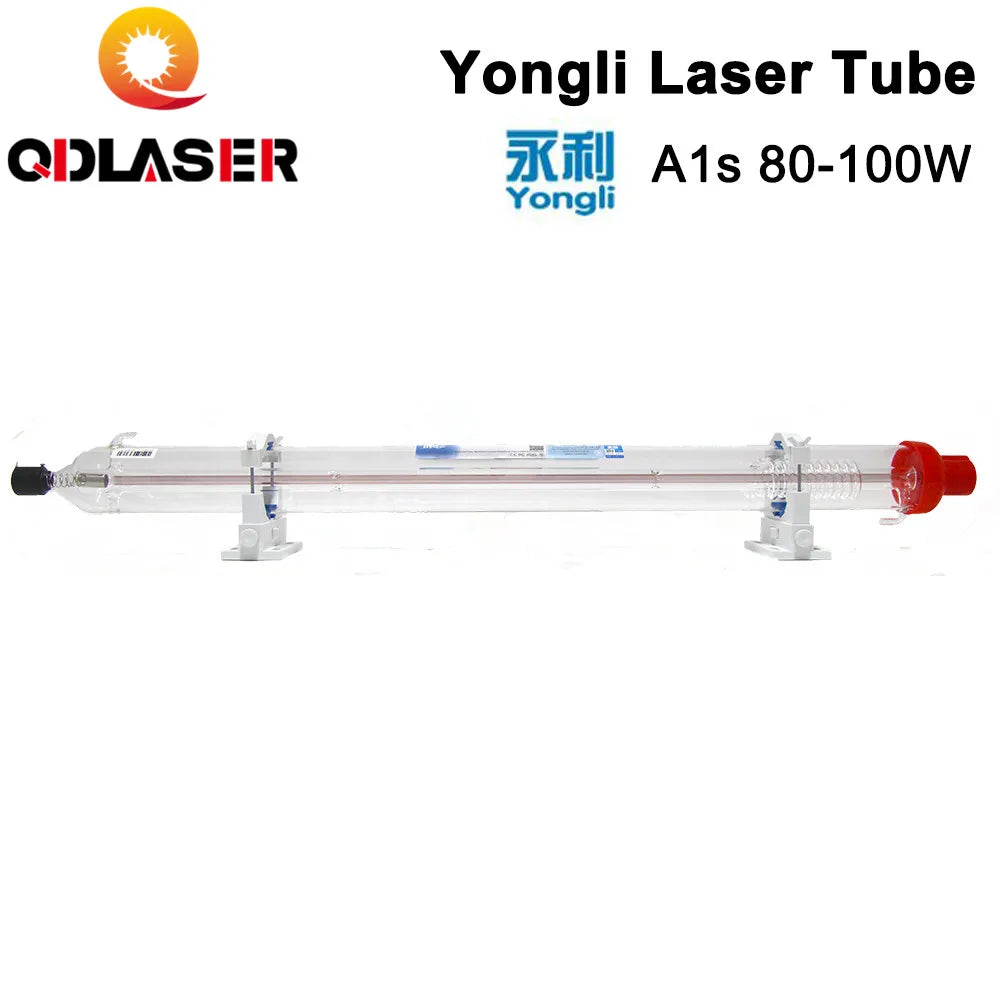 Yongli A1s 90W CO2 Laser Glass Tube Length 1100 Dia. 80mm for CO2 Laser Engraving and Cutting Machine