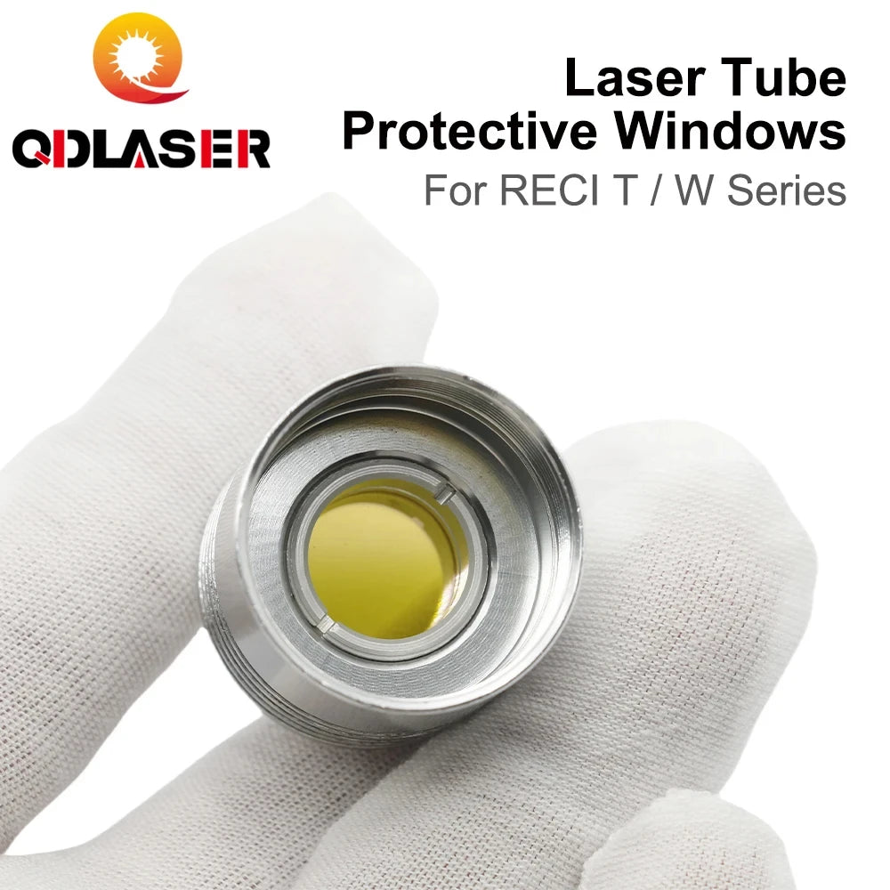 QDLASER Co2 Laser Tube Protective Windows RECI W/T Series Laser Protective Optical Accessories For RECI Series Laser Tube