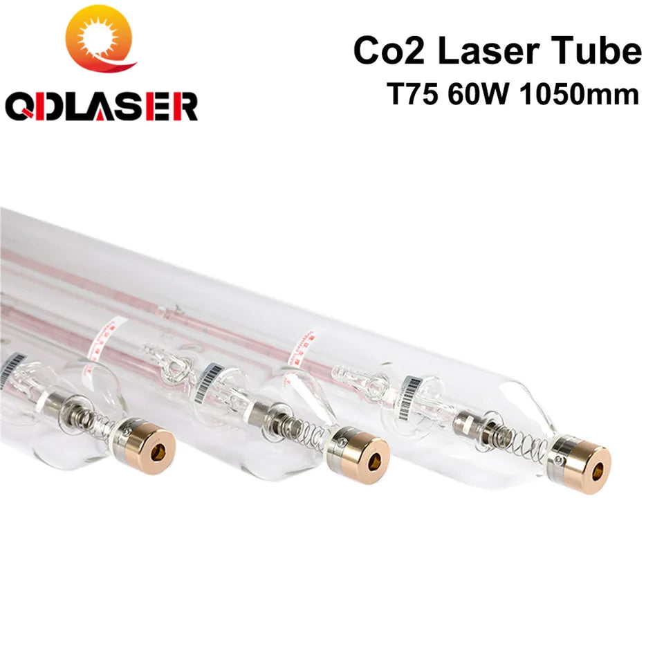 SPT T75 CO2 Laser Tube 60W 60-75W Length 1050mm Dia.80mm for Co2 Laser Engraving and Cutting Machine