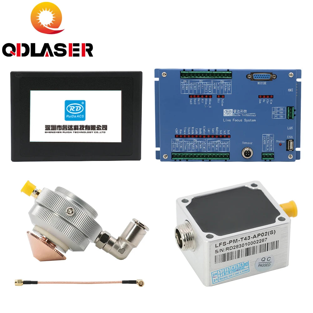 Ruida LFS-PM-T43 Analog Metal Live Focus System With Touch Screen for Metal Co2 Laser Cutting Machine