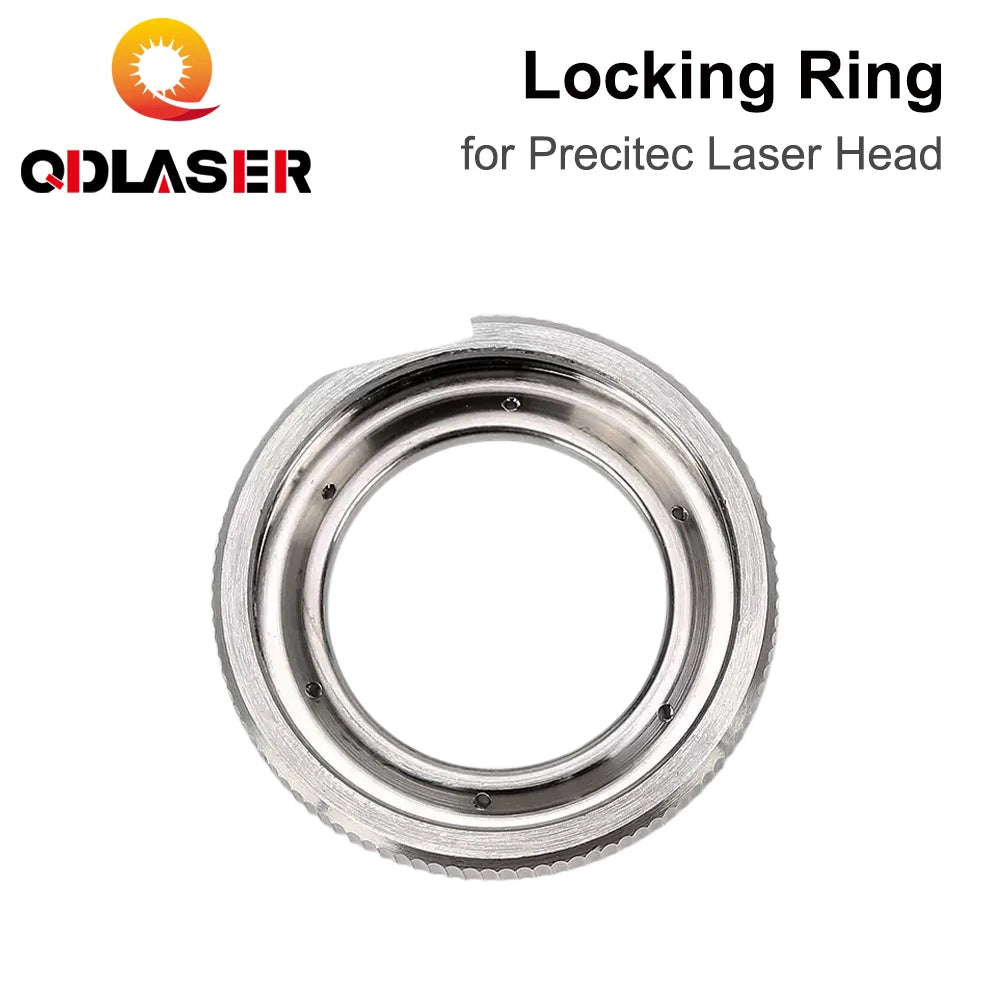 QDLASER Ceramic Lock Ring Nut Fiber Laser Head Parts Laser Nozzle Connector Fasten Ring Fiber Laser