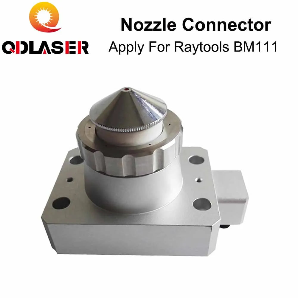 QDLASER Nozzle Connector with Original Nozzle and Ceramic For Raytools Laser Head BM111 For 1064nm Fiber Laser Cutting Machine