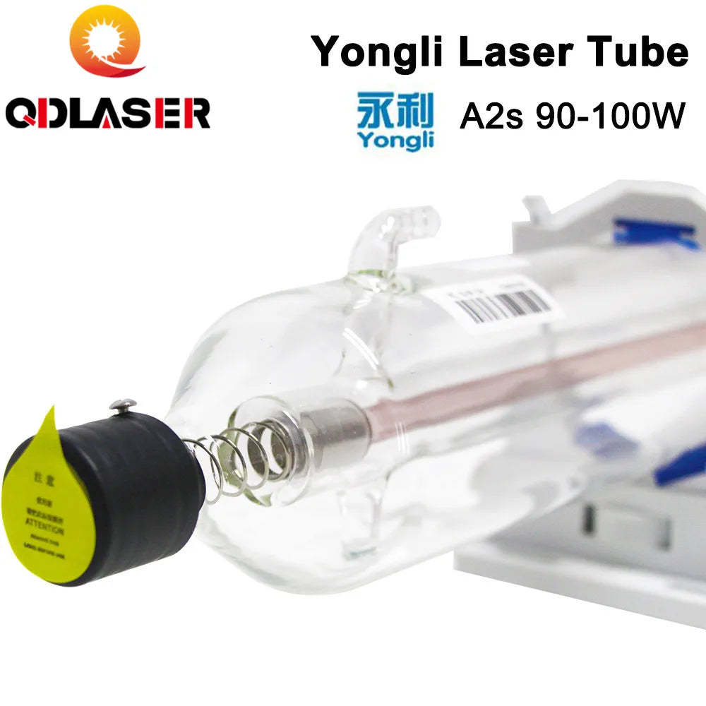 Yongli A2s 90W CO2 Laser Glass Tube Length 1100 Dia. 80mm for CO2 Laser Engraving and Cutting Machine