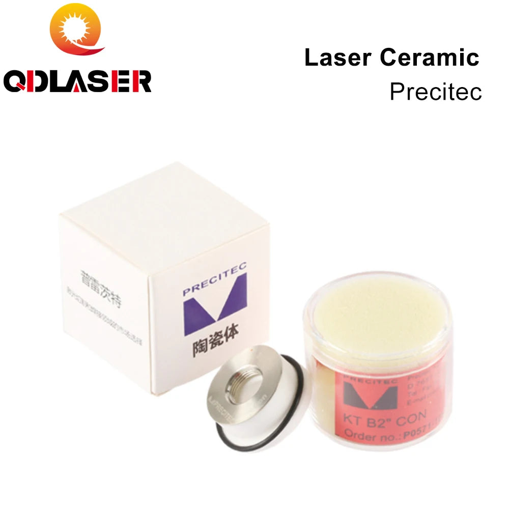 QDLASER Fiber Laser Ceramic Rings Parts D28 D32 KT B2" CON Laser Nozzle Holder Precitec for Raytools Empower Laser