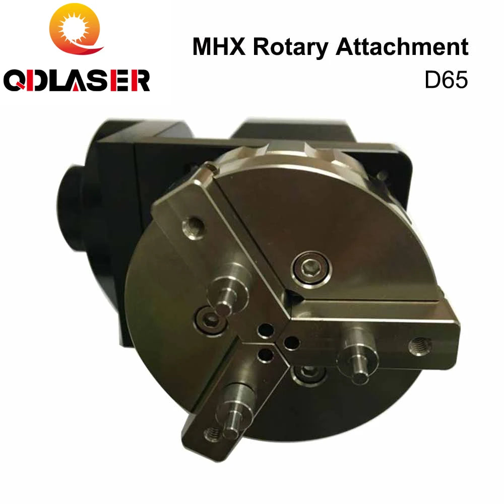 QDLASER Laser Marking Machine Rotary Attachment D65/D125