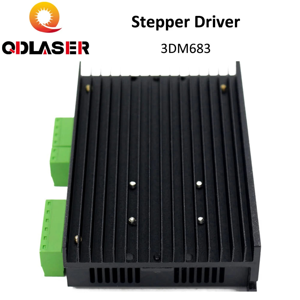 QDLASER Stepper Driver 3DM683 3-phase Hybrid 24-60VDC 8.3A For 3-phase Nema 23/34 Stepper Motor