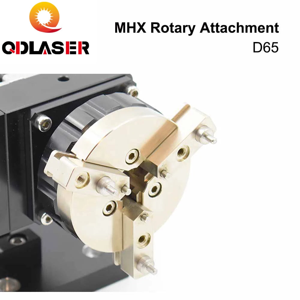 QDLASER Laser Marking Machine Rotary Attachment D65/D125