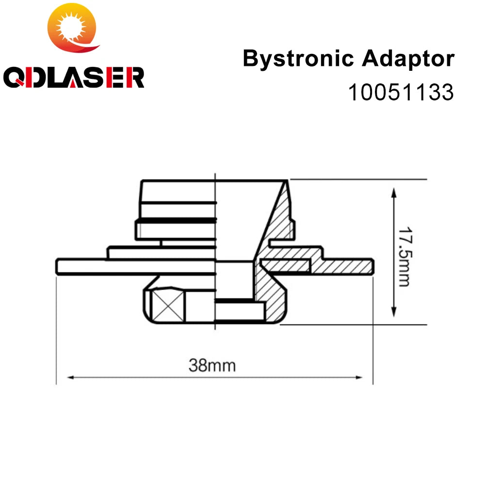 QDLASER Laser Adaptor Adaptor Nozzle OEM Support Laser Parts Consumables for Bys