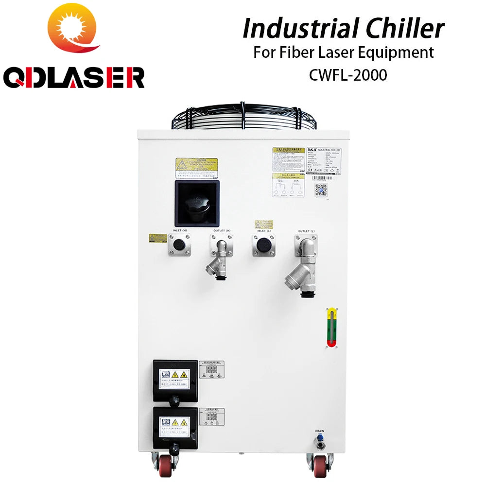 QDLASER S&A CWFL-2000 Industrial Laser Chiller for Laser Cutting Machine