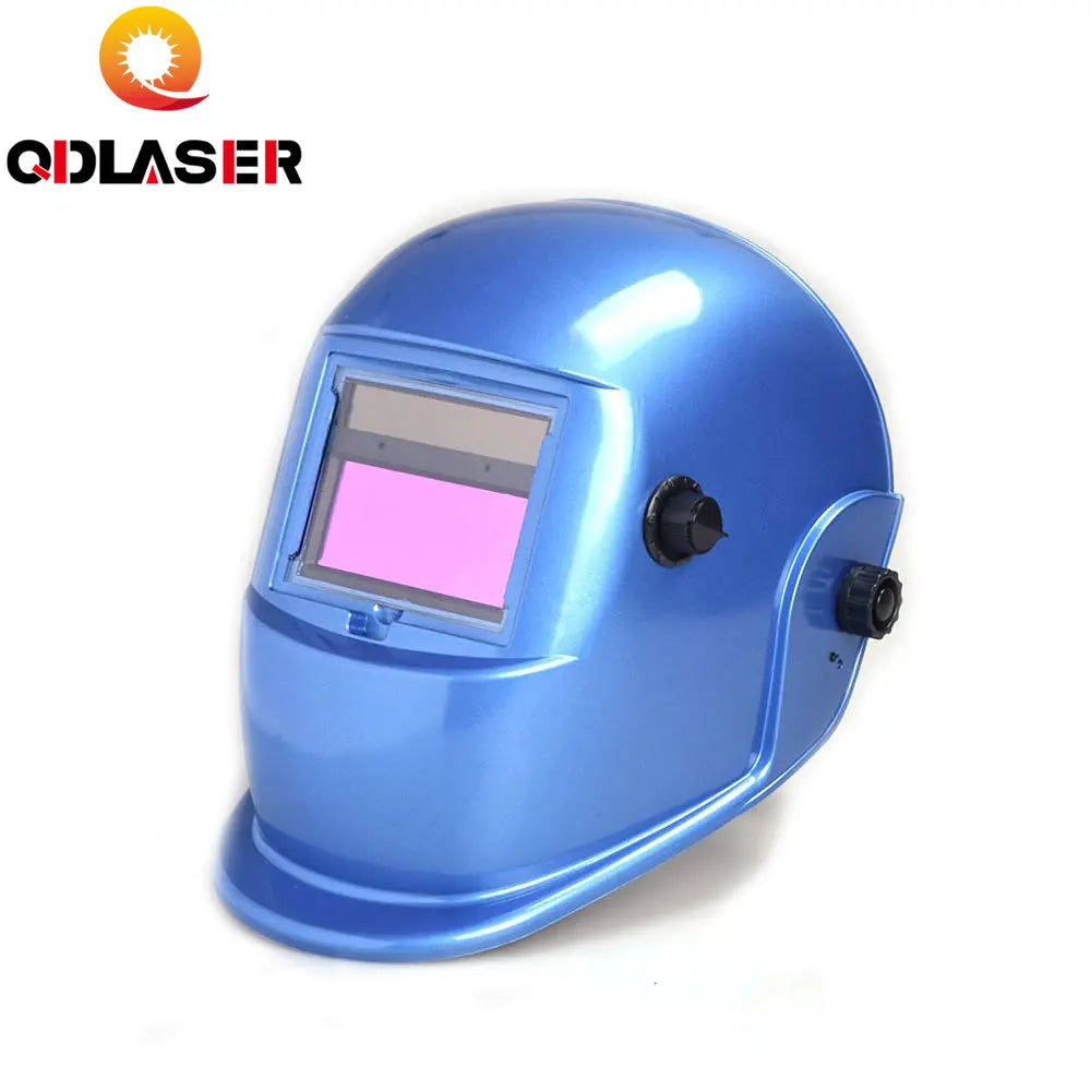 QDLASER Auto Darkening Welding Helmet KM-6000B with Solar Cells and Lithium Battery