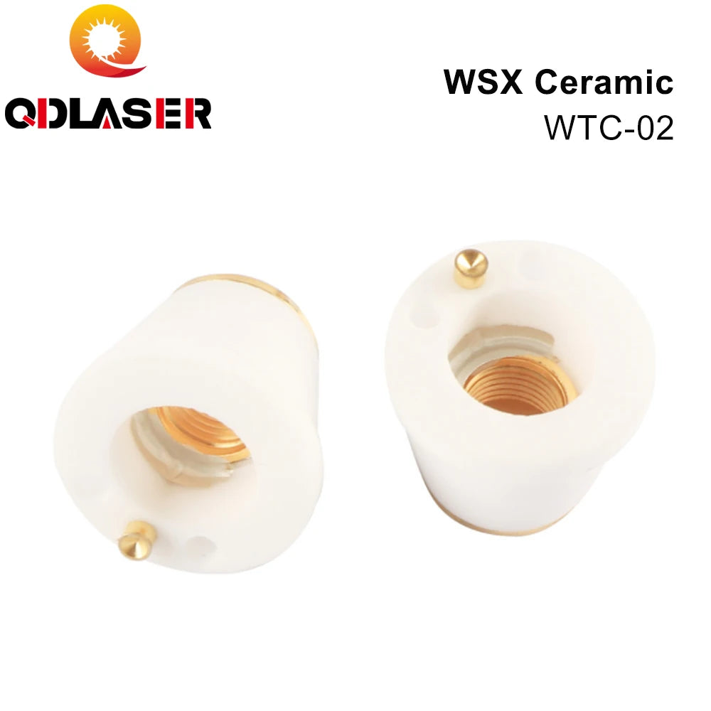 QDLASER WSX Fiber Laser Ceramic Ring Nozzle Holder WTC-02 For Mini Cutting Head