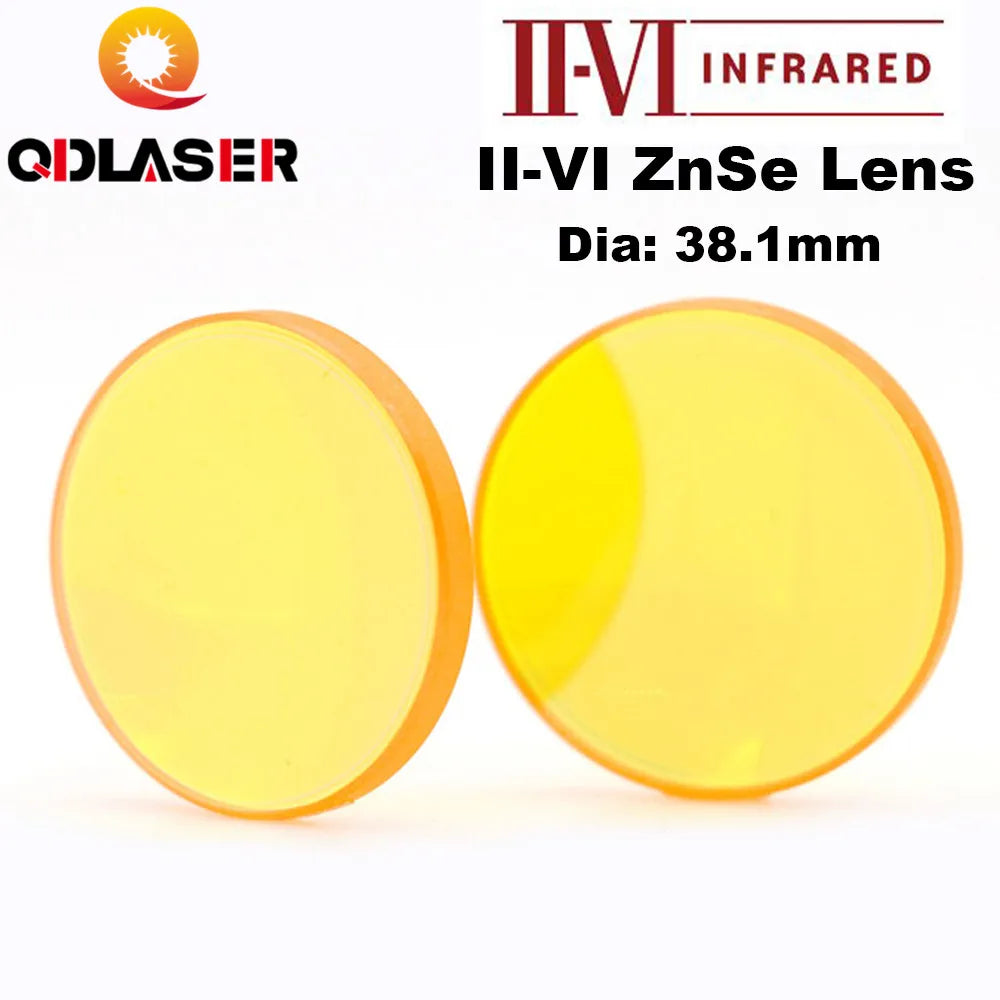 II-VI ZnSe D38.1mm 50.8mm CO2 Laser High Power Focus Lens for CO2 Laser Engraving and Cutting Machine