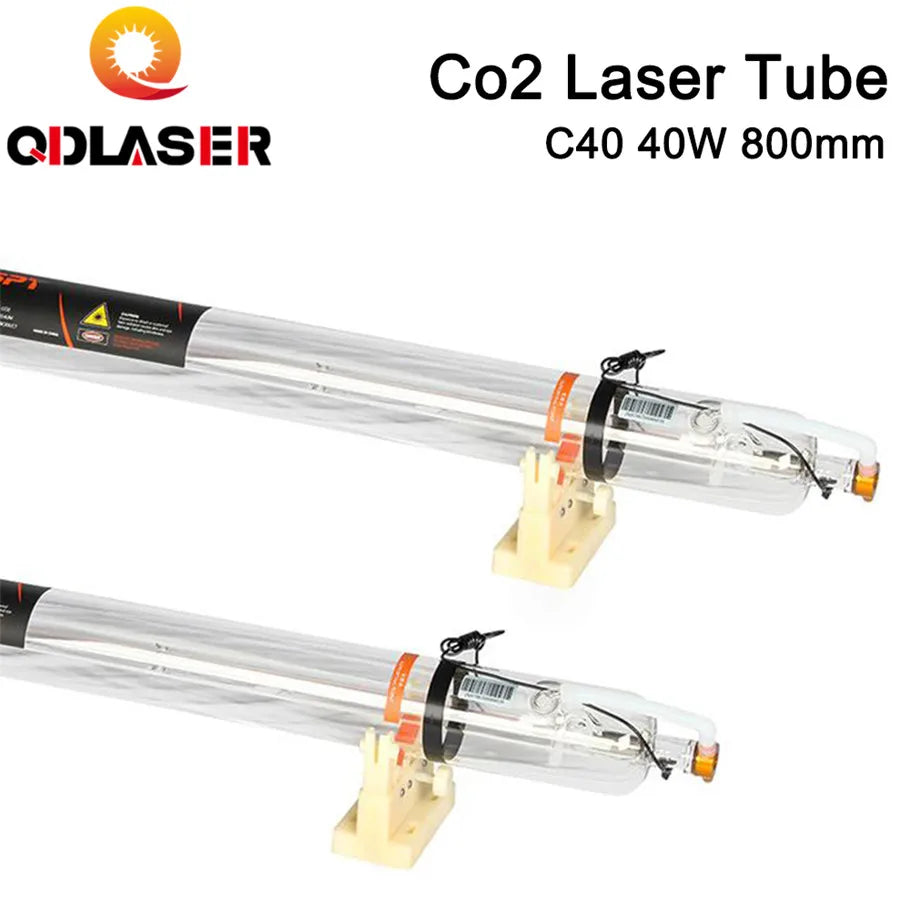 SPT C Series Co2 Laser Tube C40 40w Length 800mm Dia. 80mm for CO2 Laser Engraving and Cutting Machine