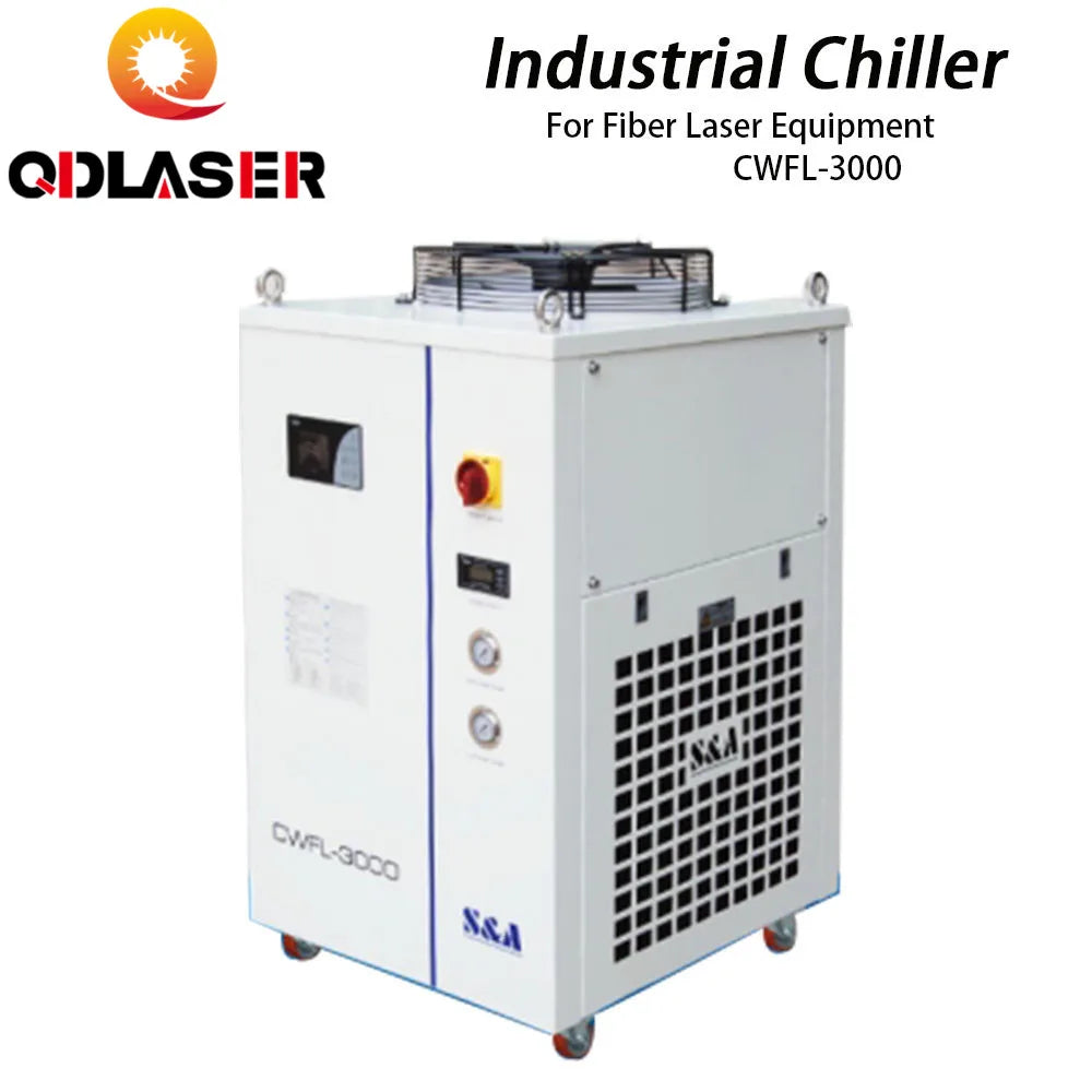 QDLASER S&A CWFL-3000 Water Cooling Fiber Laser Chiller For Fiber Laser Cutting Machine