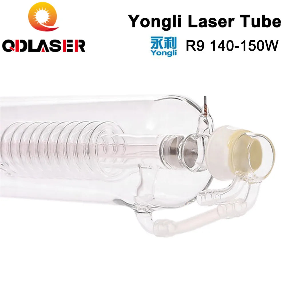 Yongli High Power R9 Laser Tube Cutting Machine 140W Rated Power 160W Max Power 1850mm Length 80mm Diameter