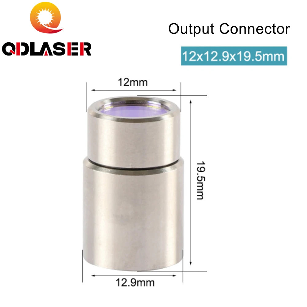 QDLASER Fiber Laser Source Output Connector Protective Lens Group For Fiber Power Source Bodor Fiber Laser Cutting Head