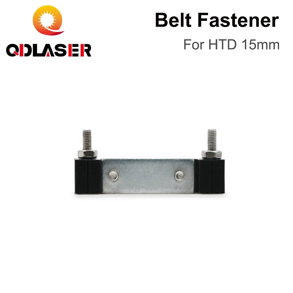QDLASER E-series Belt Fastener for HTD-3M 15mm Open-Ended Timing Belt Transmission for X/Y Axis Hardware Tools Machine Parts