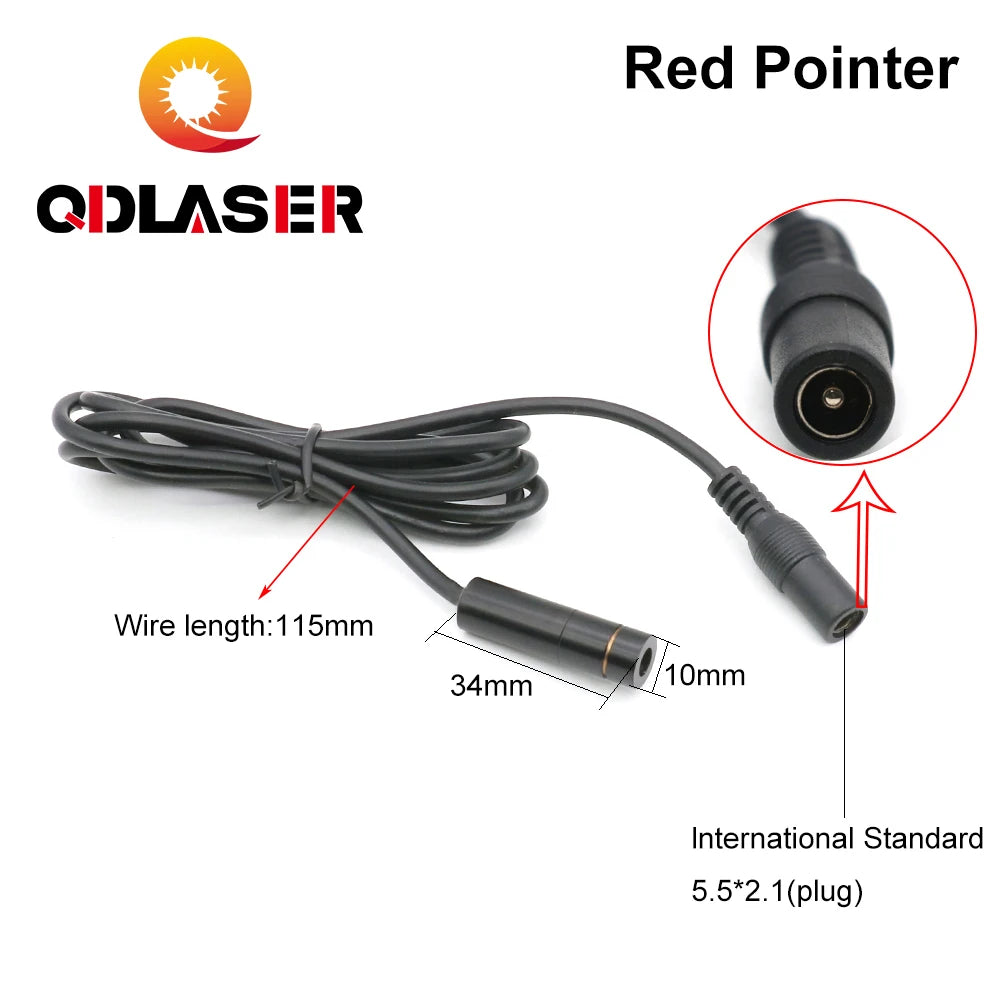 QDLASER Red Line Laser Module for Red Point Position