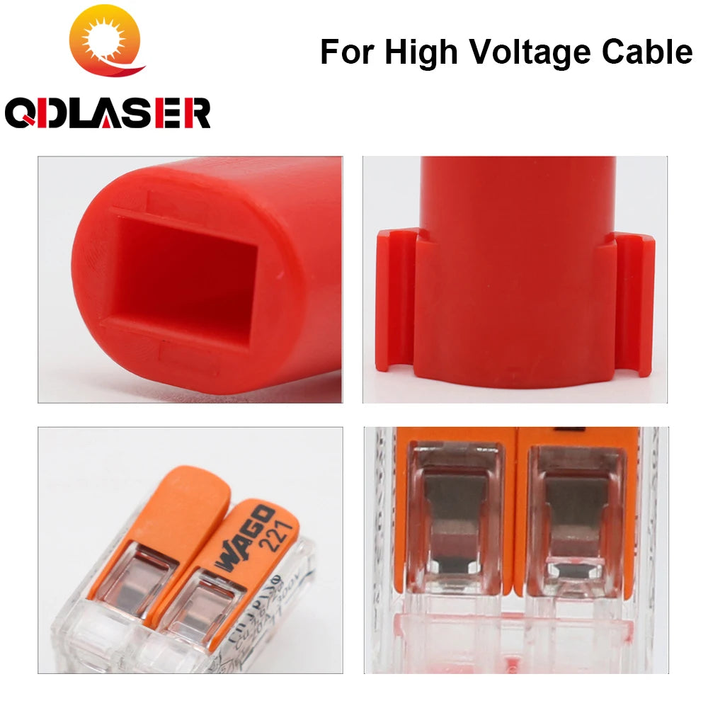 Yongli Male Female High Voltage Connector For Battery Helicopter DIY Laser Tube CO2 Cutting Machine