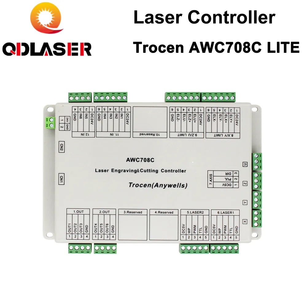 Trocen Anywells AWC708C LITE Laser Controller for Co2 Laser Engraving Cutting Machine Replace AWC608