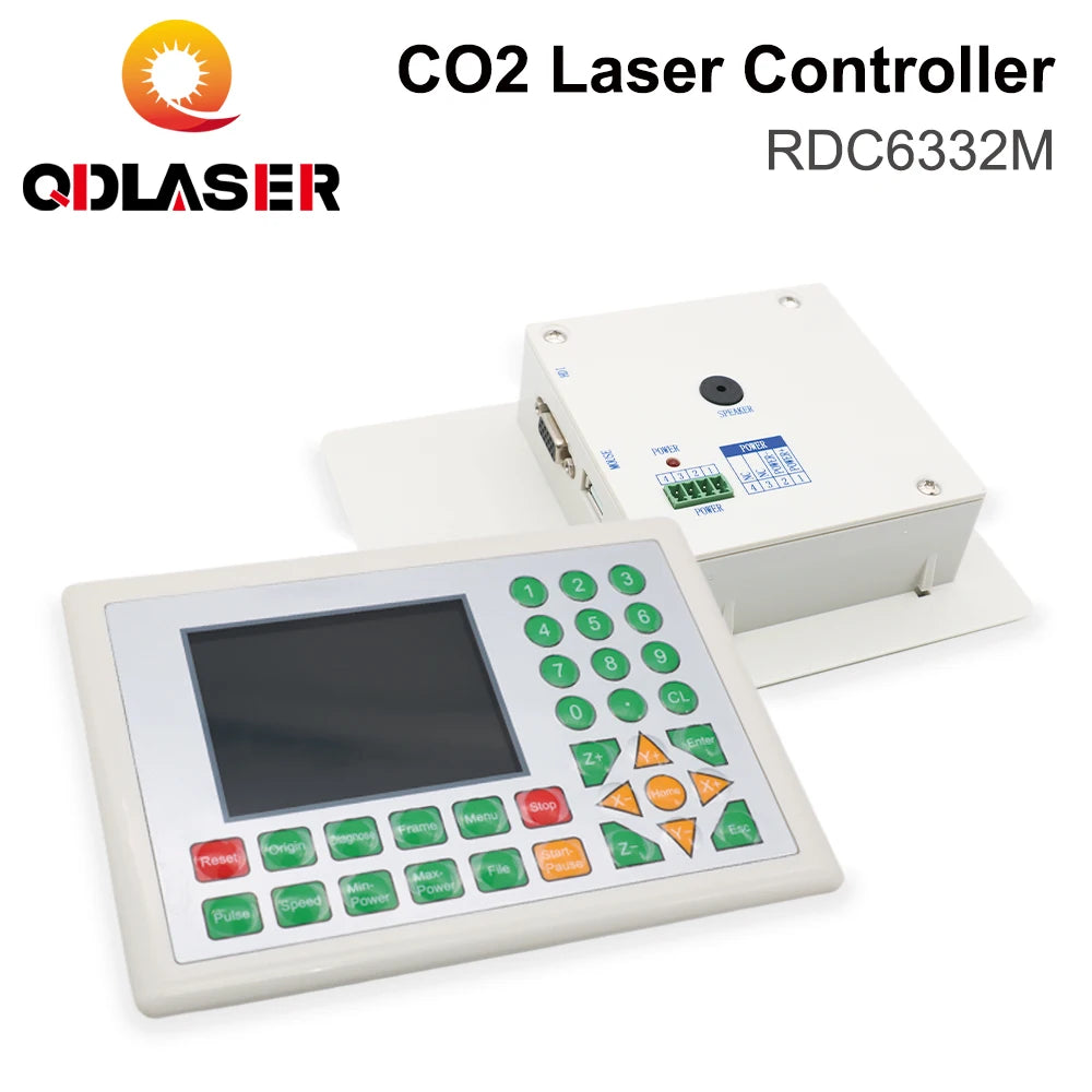 QDLASER Ruida RD6332M CO2 Metal Laser Cutting Controller for Metal and Non-metal Hybrid Laser Engraving and Cutting Machine