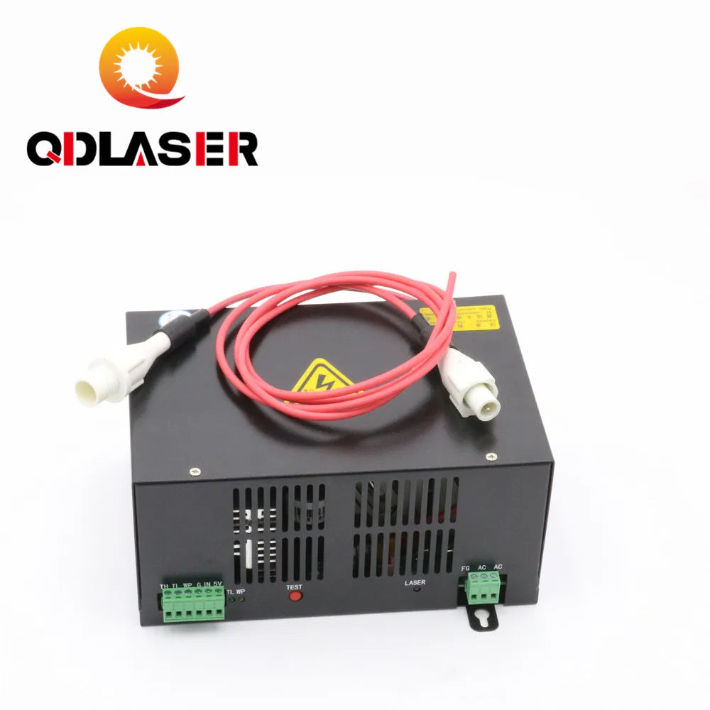QDLASER 60W CO2 Laser Power Supply for CO2 Laser Engraving Cutting Machine HY-T60 T / W Plus Series with Long Warranty