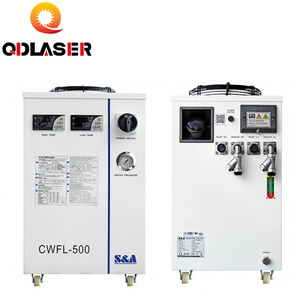 Industrial Water Cooling Chiller CWFL-500 For Fiber Laser Cutting Machine
