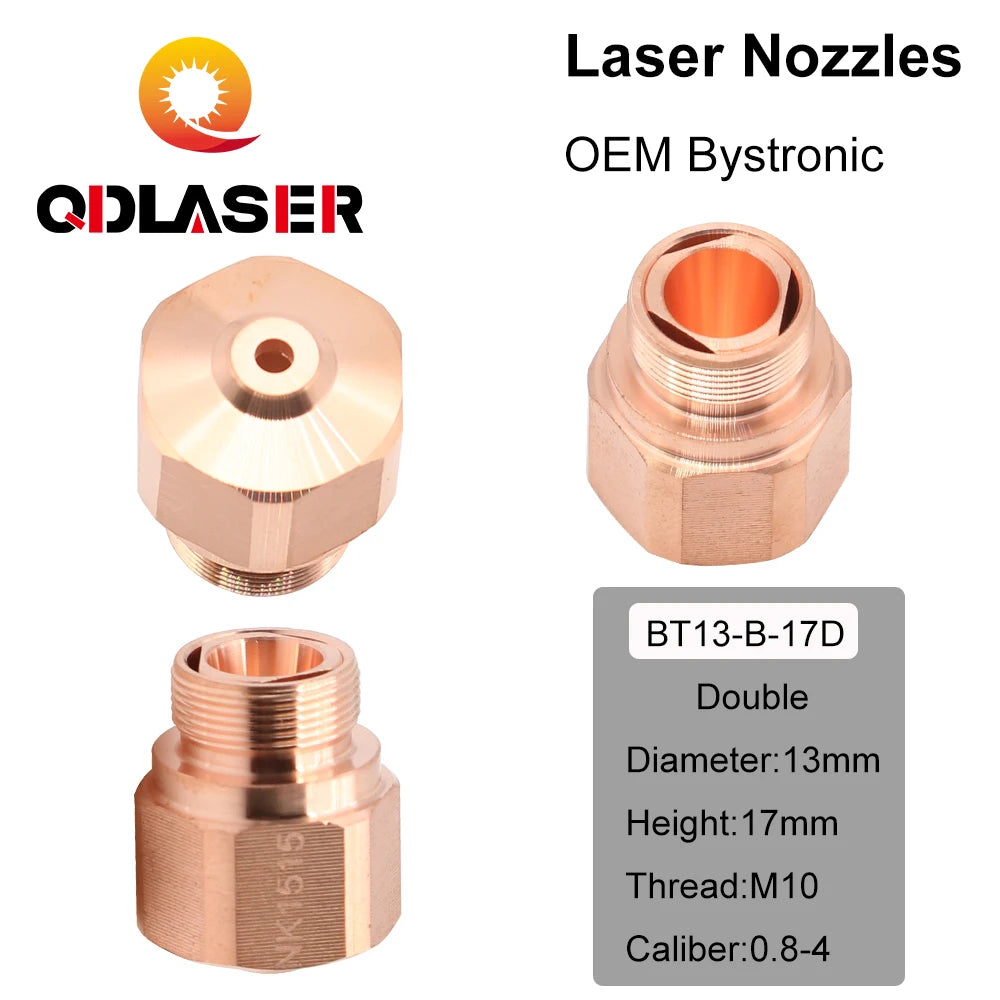 QDLASER Type K NK HK Series Double Layer Laser Nozzle For Laser Tube