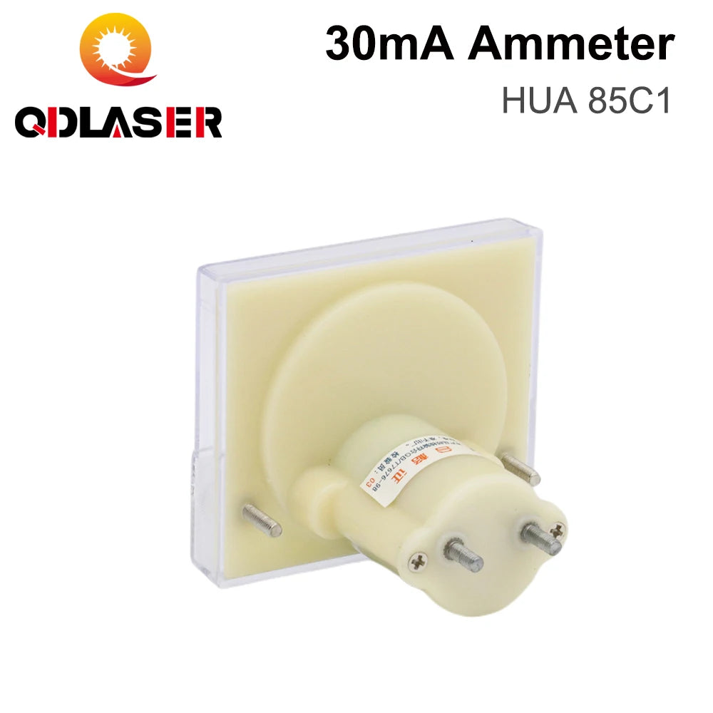 QDLASER HUA 85C1 DC 30mA Ammeter Current Voltage Meters Analog Amp Panel Meter for CO2 Laser Engraving and Cutting Machine"