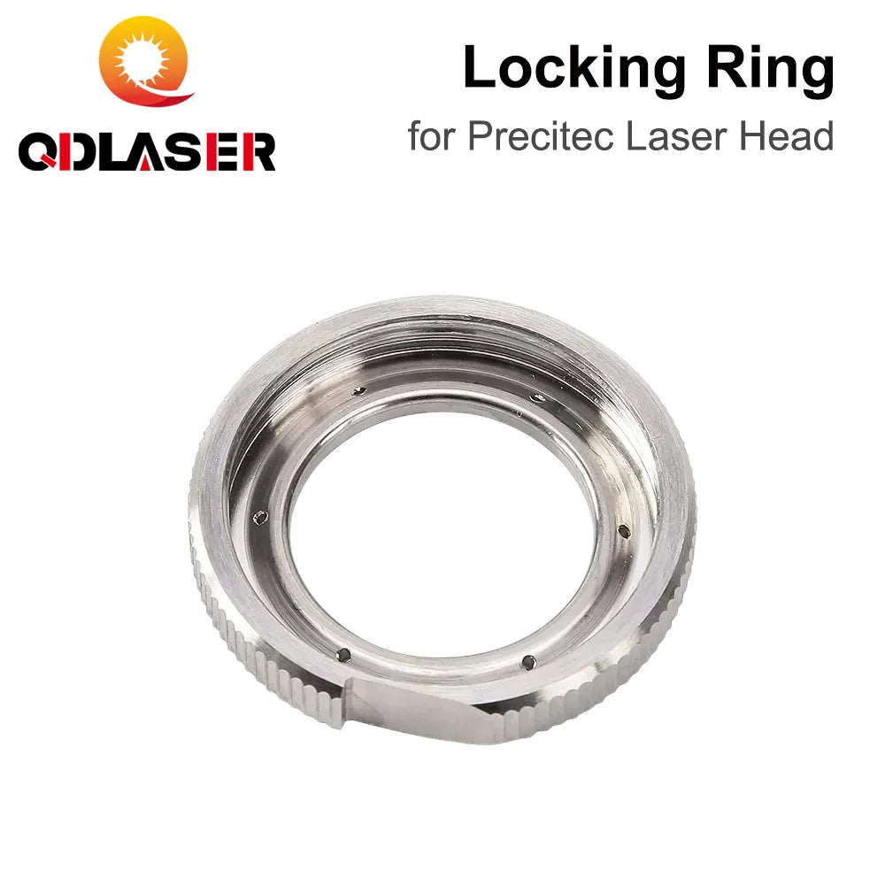 QDLASER Ceramic Lock Ring Nut Fiber Laser Head Parts Laser Nozzle Connector Fasten Ring Fiber Laser