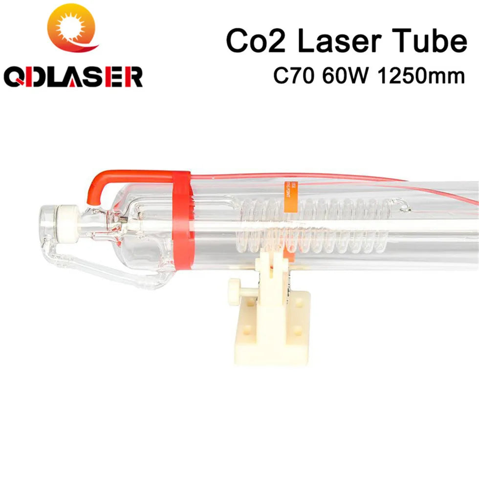 SPT C70 CO2 Laser Tube 60W-80W Length 1250mm Dia.55mm for Co2 Laser Engraving and Cutting Machine