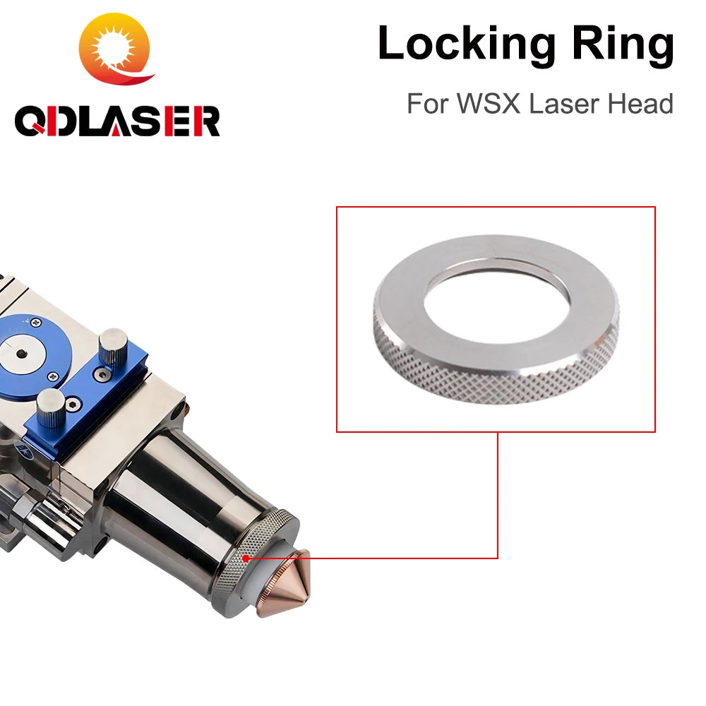 QDLASER WSX Laser Head Locking Ring Nozzle Connector Ring Ceramic Ring Dia.25mm/41mm for WSX Laser Head