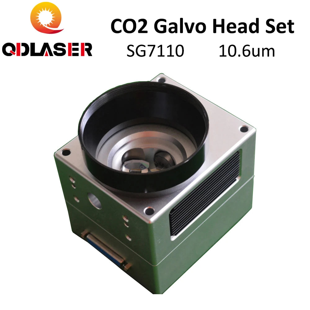 QDLASER CO2 Galvo Head and Fiber Galvo Scanning Head SG7110 for Laser Marking Machine