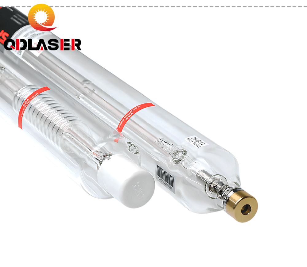 QDLASER SPT T40 40-50W Co2 Laser Tube Length 800mm Dia 80mm for CO2 Laser Engraving And Cutting Machine