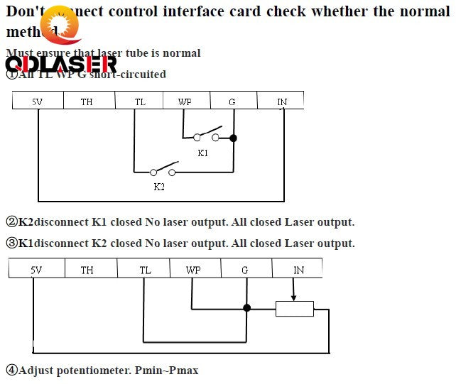 QDLASER 80-100W CO2 Laser Power Supply for YL Laser Tube CR-U100 U Series CO2 Laser Engraving Cutting Machine