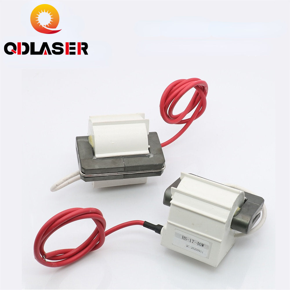 QDLASER High Voltage Flyback Coil Transformer for CO2 40W Laser Power Supply