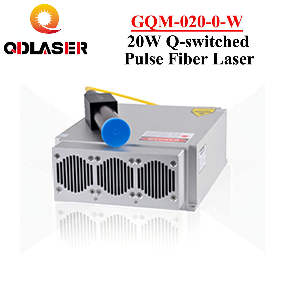 QDLASER 20W Q-switched Pulse Fiber Laser Series GQM-B-020 1064nm High Quality Laser Marking Machine DIY PART