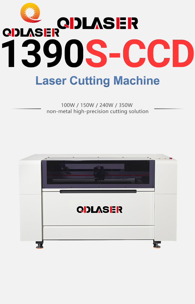 100W/150W/240W/350W 1390S-CCD Non-matel Co2 Laser Engraving Machine for Crafts and Precision Work