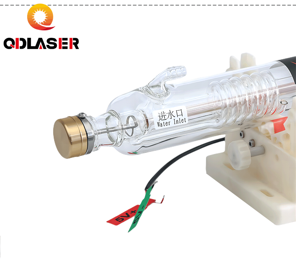 QDLASER SPT TR90 90-100W Co2 Laser Tube Length 1280mm Diameter 80mm for CO2 Laser Engraving And Cutting Machine