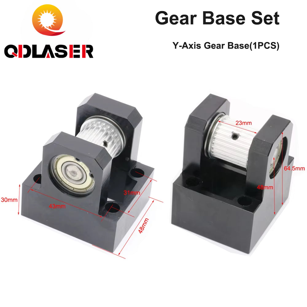 QDLASER LC Gear Base Set Machine Mechanical Parts for Laser Engraving Cutting Machine