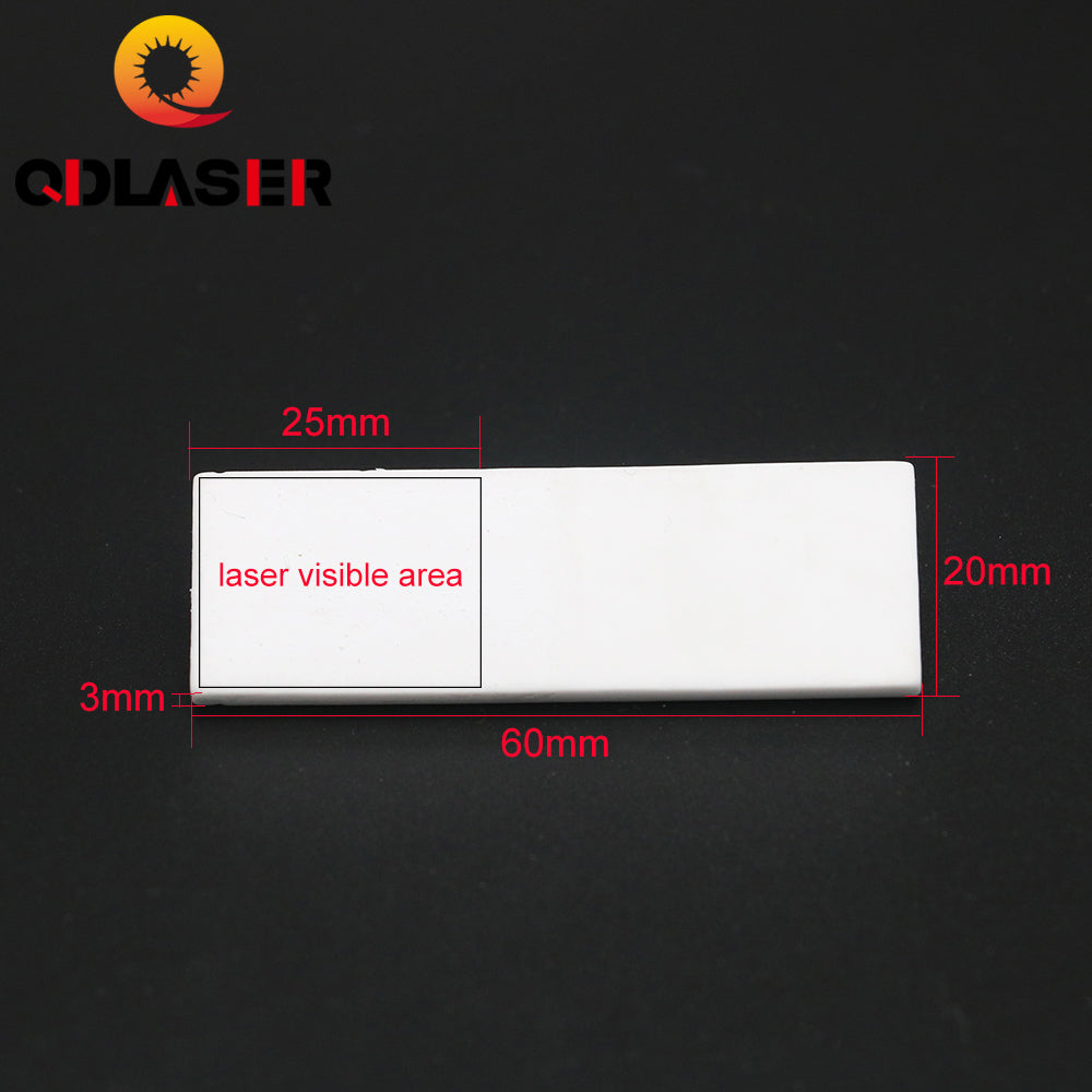 IR Detection Alignment Card Infrared Dimmer Visualizer Calibrator Ceramic Plate for YAG 1064nm Fiber Laser LED Diode Beam